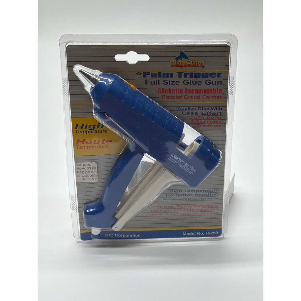 Surebonder‎ Palm Trigger Full Size High Temp Glue Gun Blue Model H-290 NEW
